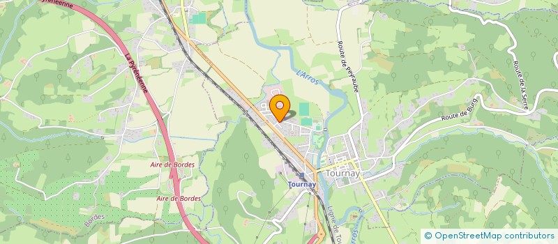 localisation de l'entreprise SCI INFIRMIERES DE TOURNAY  TOURNAY