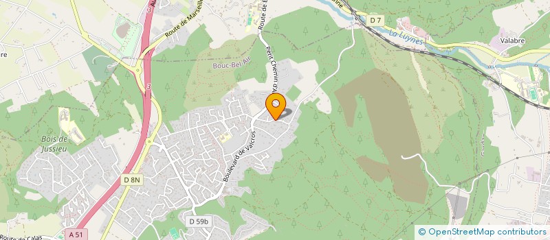 localisation de l'entreprise SCI INFLO à BOUC-BEL-AIR
