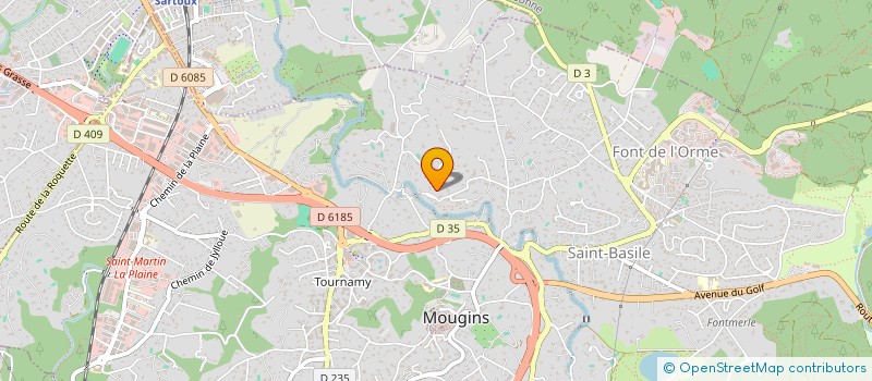localisation de l'entreprise SCI INFRASTRUCTURE D25 MIMONT à MOUGINS