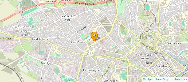 localisation de l'entreprise SCI INGALA à CAEN