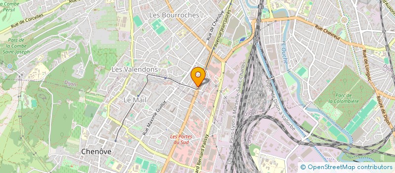 localisation de l'entreprise SCI INGENERIE à DIJON