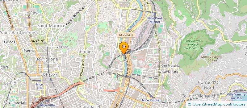 localisation de l'entreprise SCI INGIGLIARDI à NICE