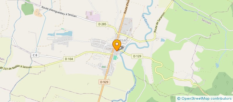 localisation de l'entreprise SCI INGLADA  SEISSAN
