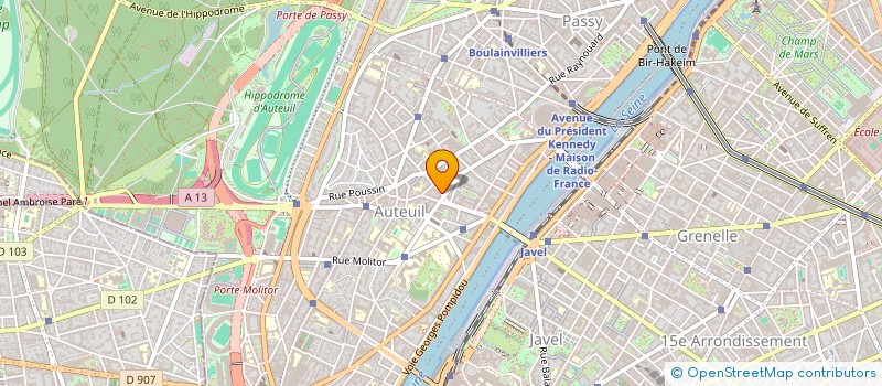 localisation de l'entreprise SCI INGRES  PARIS