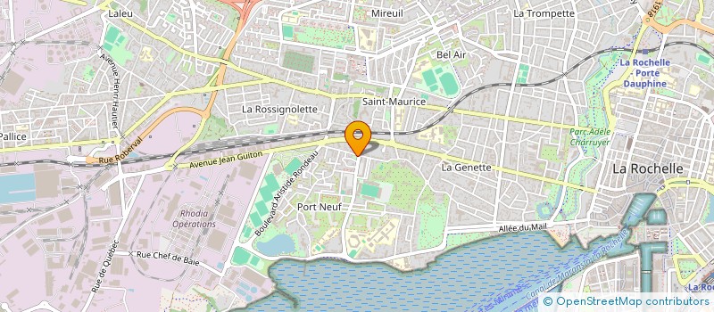 localisation de l'entreprise SCI INHARRIA  LA ROCHELLE