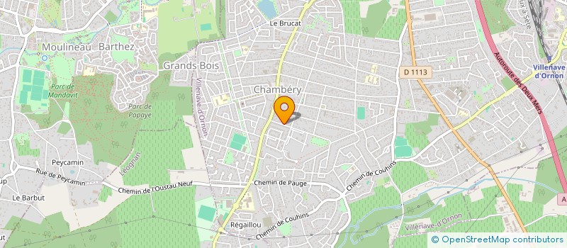 localisation de l'entreprise SCI INHOA  VILLENAVE-D'ORNON