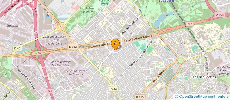 localisation de l'entreprise SCI INIAKAM à AULNAY-SOUS-BOIS