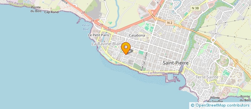 localisation de l'entreprise SCI INIS'YAL à SAINT-PIERRE