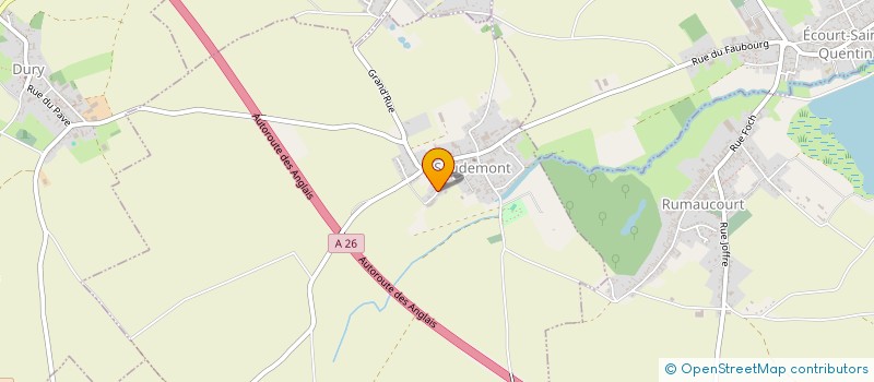 localisation de l'entreprise SCI INITIALES  SAUDEMONT