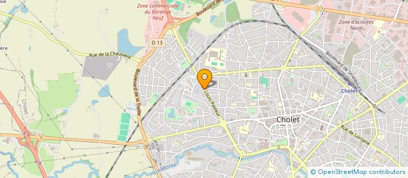 localisation de l'entreprise SCI INITIATIVES à CHOLET