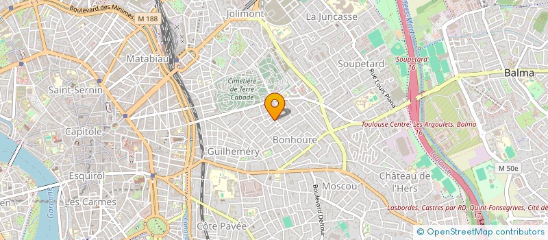 localisation de l'entreprise SCI INJALBERT  TOULOUSE