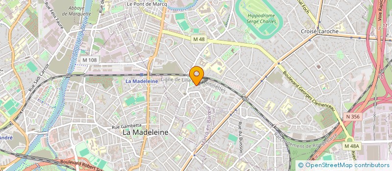 localisation de l'entreprise SCI INK à MARCQ-EN-BARŒUL