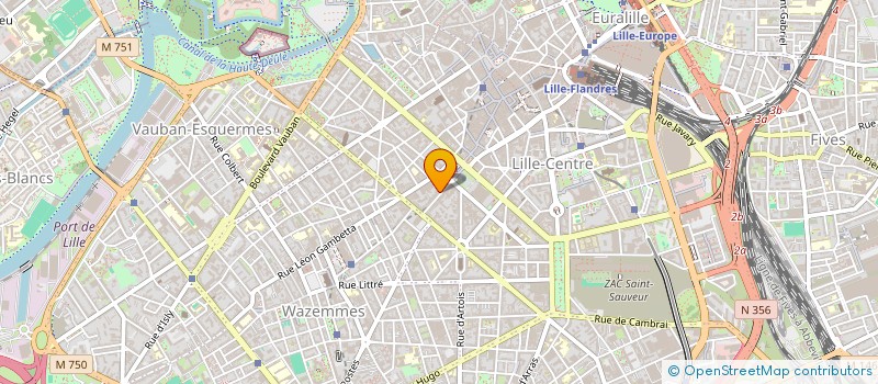 localisation de l'entreprise SCI INKERMANN 22 à LILLE