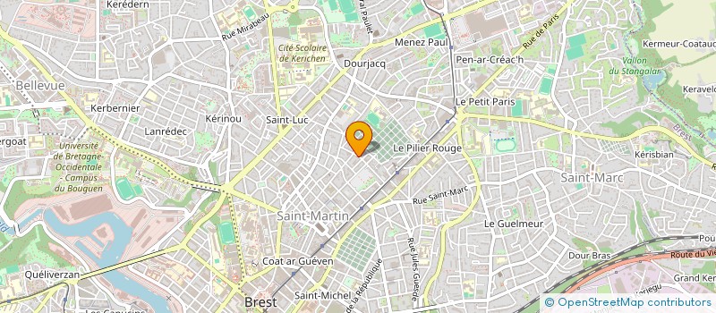 localisation de l'entreprise SCI INKERMANN  BREST