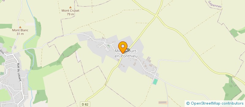 localisation de l'entreprise SCI INL  COULONVILLERS