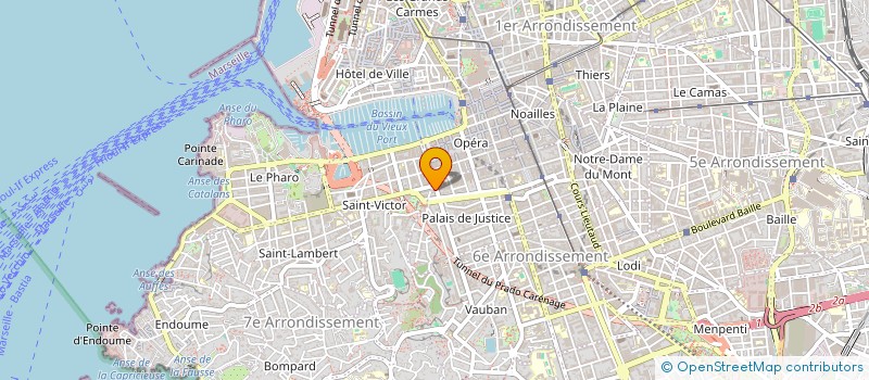 localisation de l'entreprise SCI INLO à MARSEILLE