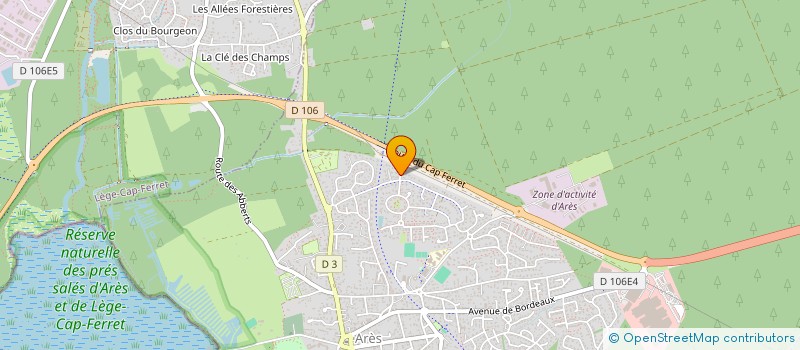 localisation de l'entreprise SCI INMAYA  ARES