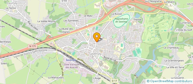 localisation de l'entreprise SCI INMOND  SAVENAY