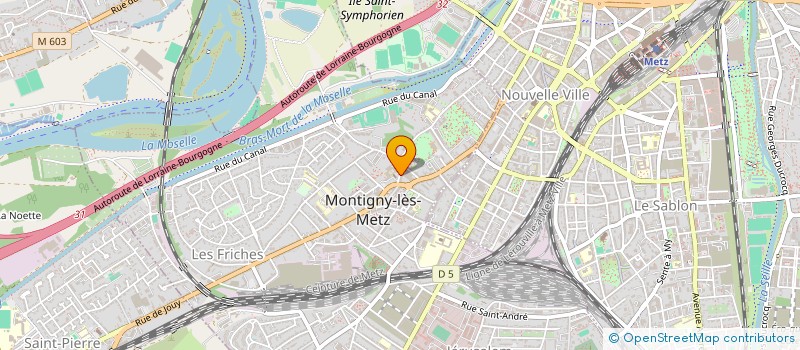 localisation de l'entreprise SCI INNA à MONTIGNY-LES-METZ