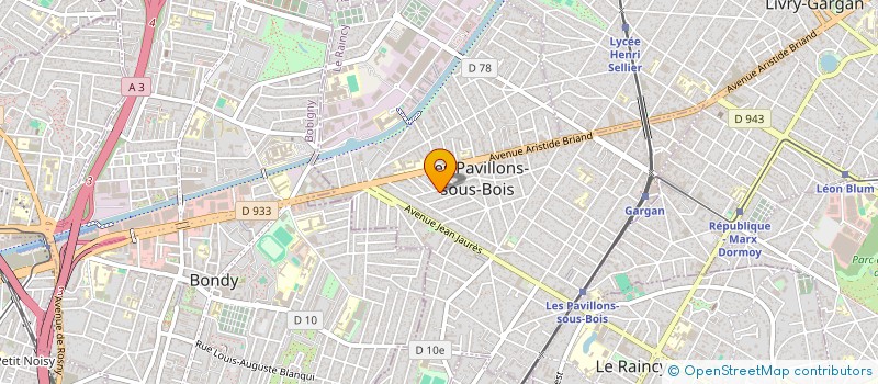 localisation de l'entreprise SCI INNA à LES PAVILLONS-SOUS-BOIS