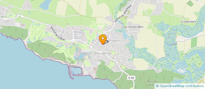 localisation de l'entreprise SCI INNI MER  TALMONT-SAINT-HILAIRE