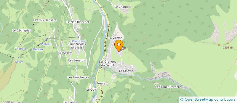 localisation de l'entreprise SCI INNISFREE  SAINT-GERVAIS-LES-BAINS