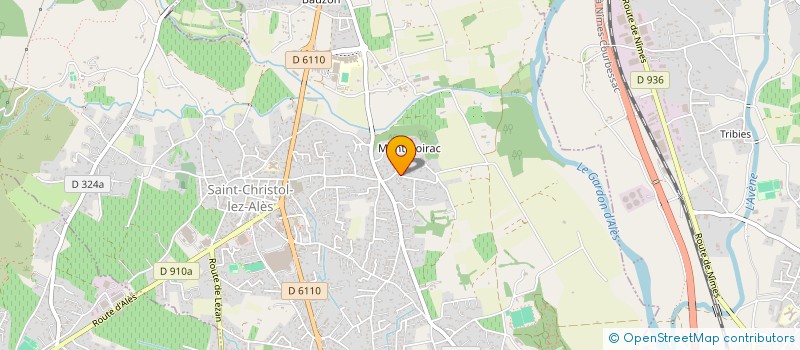 localisation de l'entreprise SCI INNO à SAINT-CHRISTOL-LEZ-ALES