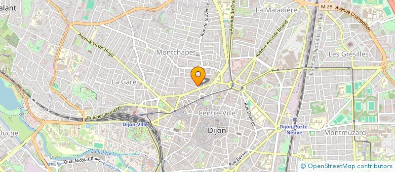 localisation de l'entreprise SCI INNOCENZI à DIJON