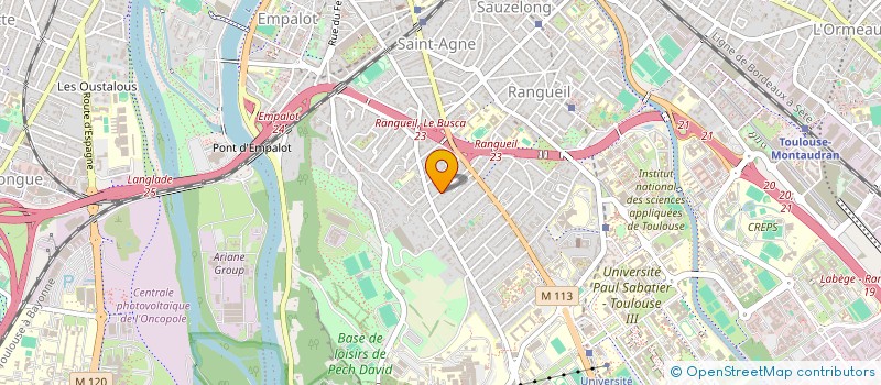 localisation de l'entreprise SCI INNOTEC à TOULOUSE