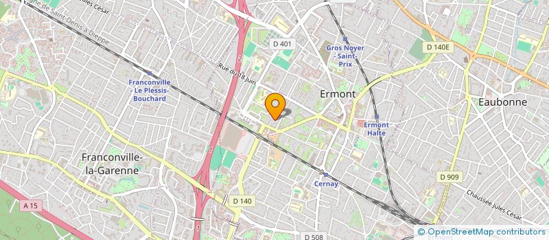 localisation de l'entreprise SCI INNOV IMMO à ERMONT