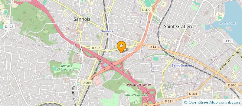 localisation de l'entreprise SCI INO  SANNOIS