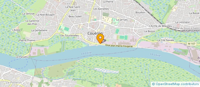 localisation de l'entreprise SCI INOE  COUERON