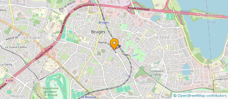 localisation de l'entreprise SCI INOE  BRUGES