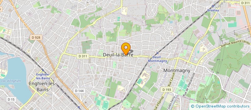 localisation de l'entreprise SCI INOU  DEUIL-LA-BARRE