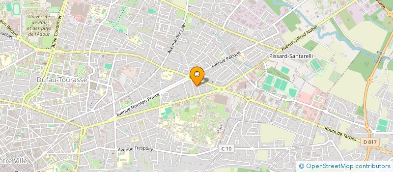 localisation de l'entreprise SCI INOUK à PAU