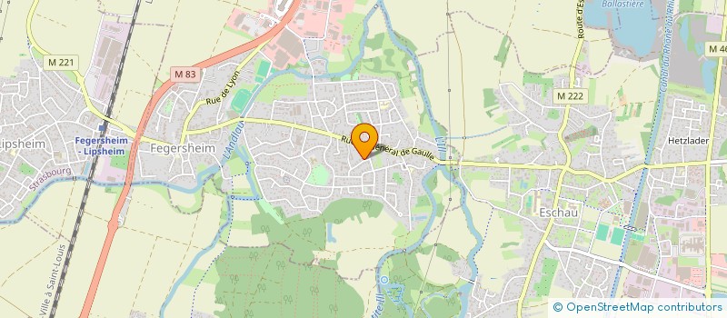 localisation de l'entreprise SCI INOUR  FEGERSHEIM