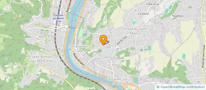 localisation de l'entreprise SCI INOVA à FONTAINES-SAINT-MARTIN