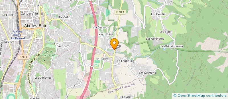 localisation de l'entreprise SCI INOVAH THOMAS  MOUXY