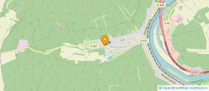 localisation de l'entreprise SCI INOVVA  MARBACHE