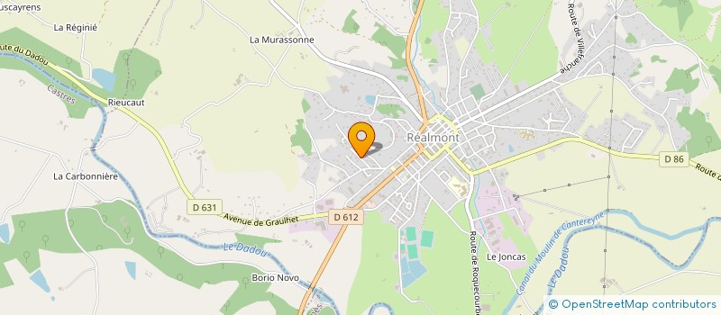 localisation de l'entreprise SCI INSA GINESTE  REALMONT