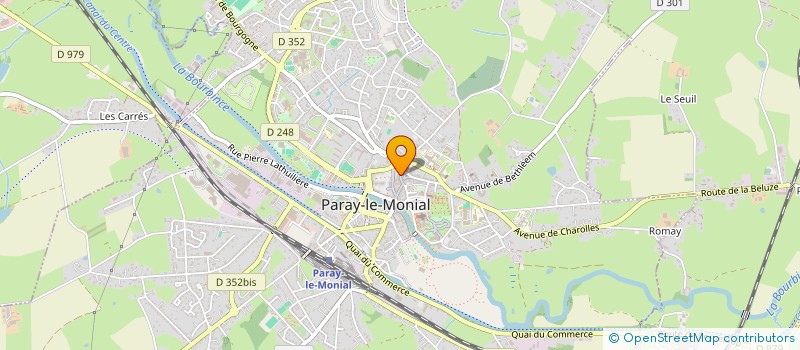 localisation de l'entreprise SCI INSEB  PARAY-LE-MONIAL