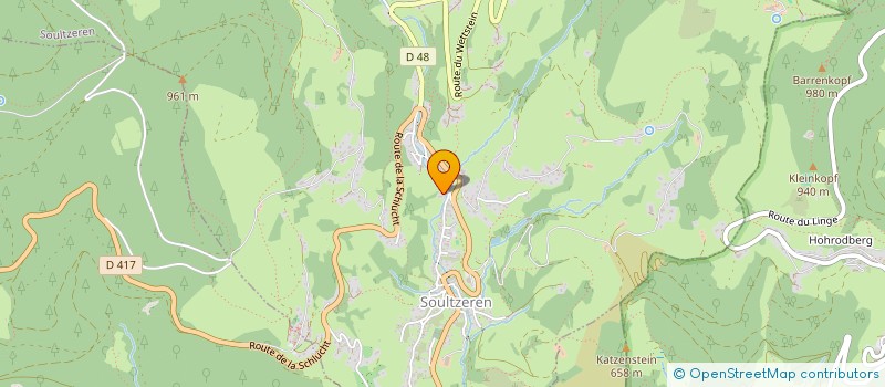 localisation de l'entreprise SCI INSEL  SOULTZEREN