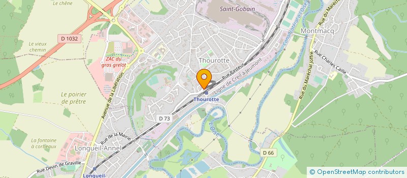 localisation de l'entreprise SCI INSTINCTIF  THOUROTTE