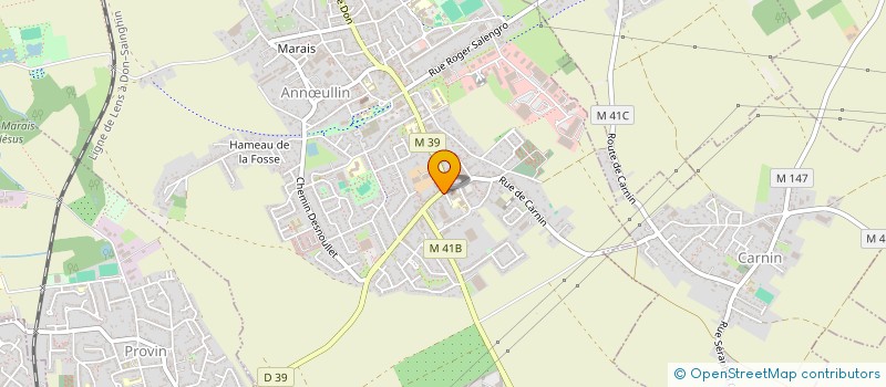 localisation de l'entreprise SCI INSULAE 1  ANNULLIN