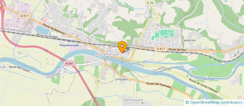 localisation de l'entreprise SCI INSULAE  PEYREHORADE