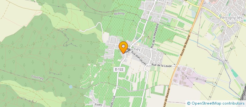 localisation de l'entreprise SCI INSULAE  COUCHEY