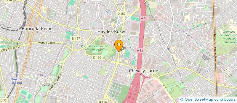 localisation de l'entreprise SCI INSULAE  L'HAY-LES-ROSES