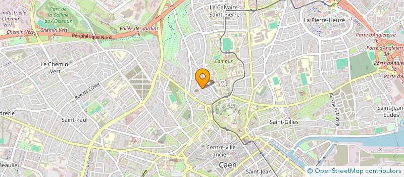 localisation de l'entreprise SCI INTELUS  CAEN