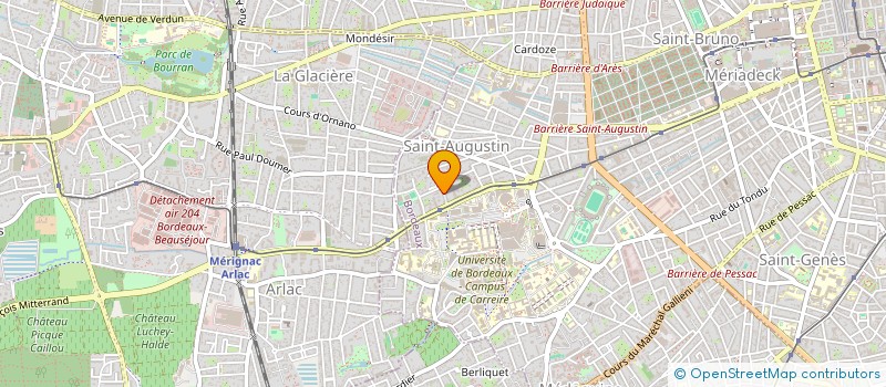 localisation de l'entreprise SCI INTENDENT  BORDEAUX