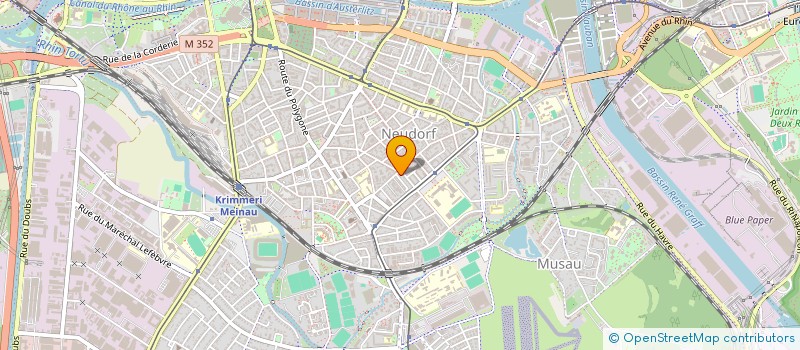 localisation de l'entreprise SCI INTER  STRASBOURG